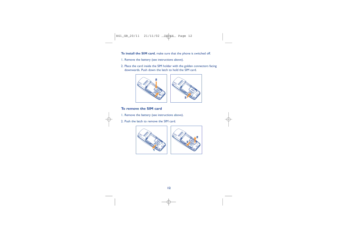 Alcatel Carrier Internetworking Solutions 4038, 4068, 4039 manual To remove the SIM card 