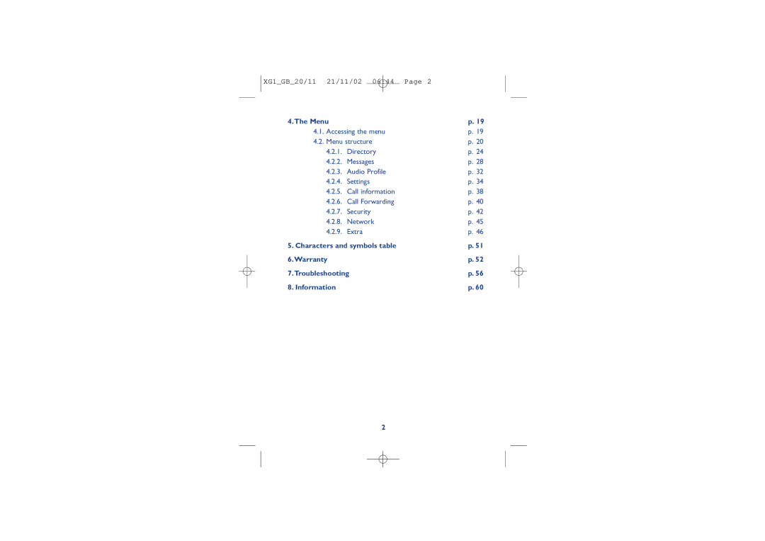 Alcatel Carrier Internetworking Solutions 4039, 4068, 4038 manual Menu 