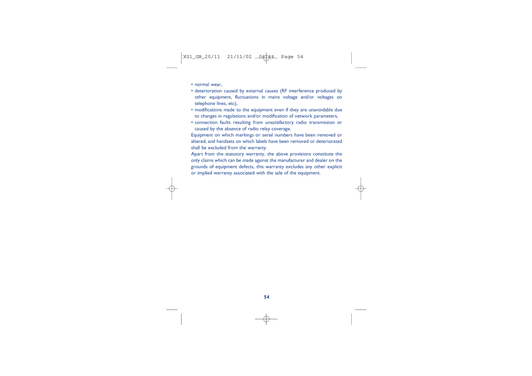 Alcatel Carrier Internetworking Solutions 4038, 4068, 4039 manual XG1GB20/11 21/11/02 0644 