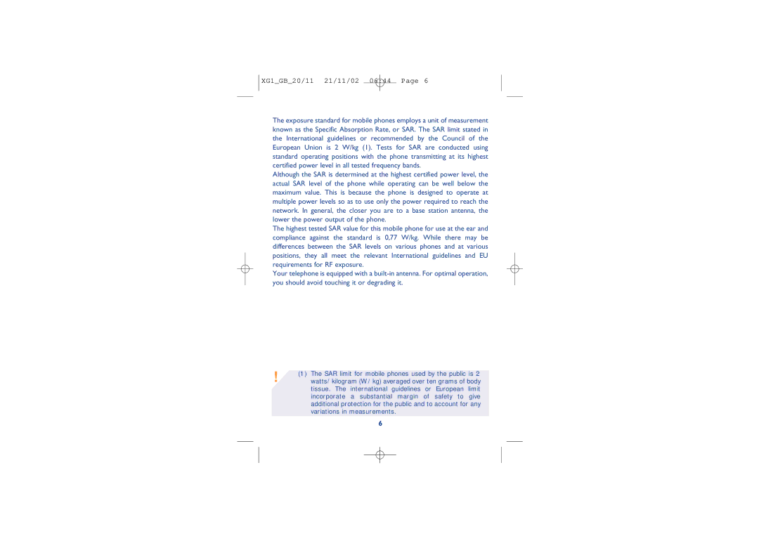 Alcatel Carrier Internetworking Solutions 4038, 4068, 4039 manual XG1GB20/11 21/11/02 0644 