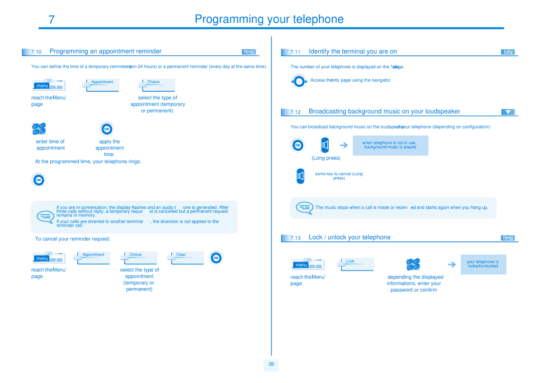 Alcatel Carrier Internetworking Solutions 4039, 4068 Programming an appointment reminder, Identify the terminal you are on 