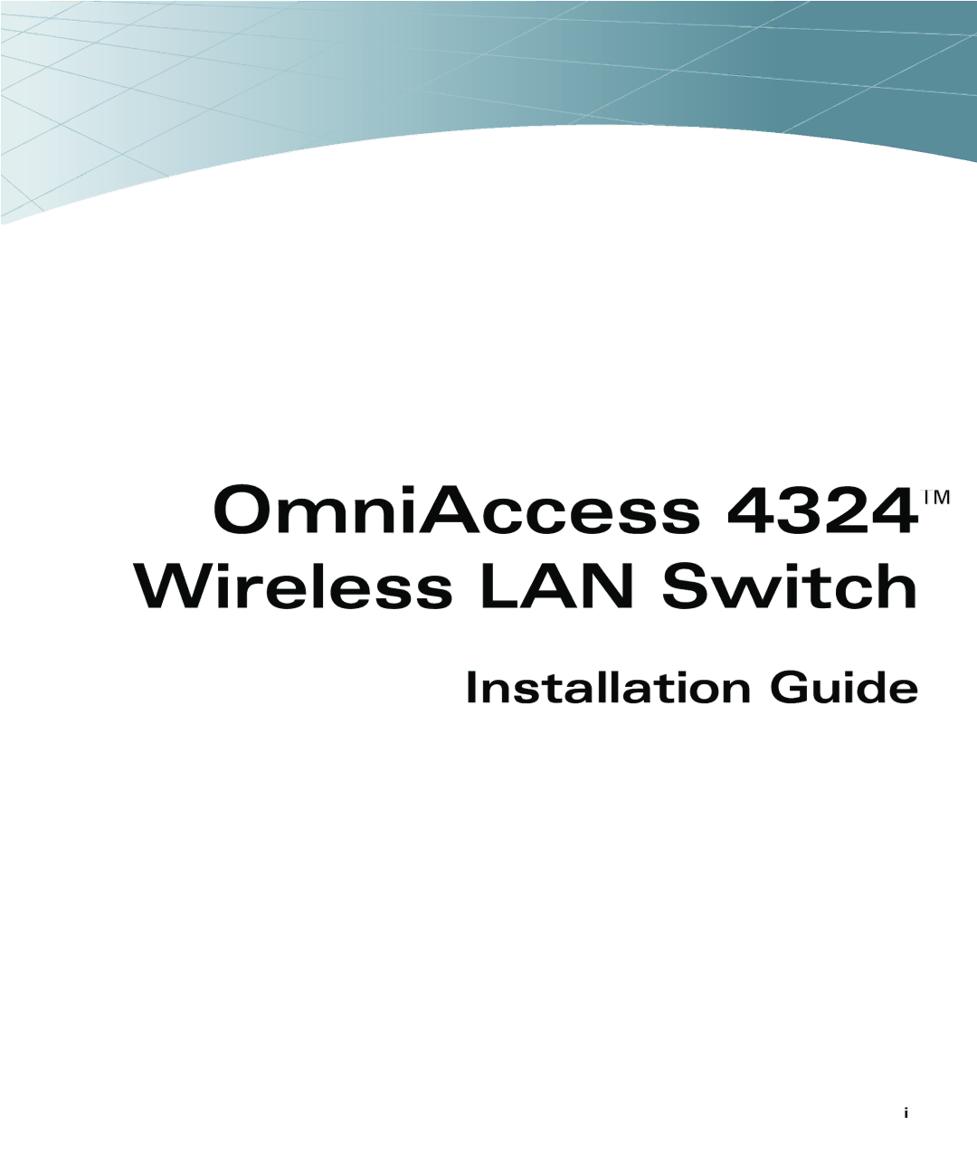 Alcatel Carrier Internetworking Solutions manual OmniAccess 4324TM 