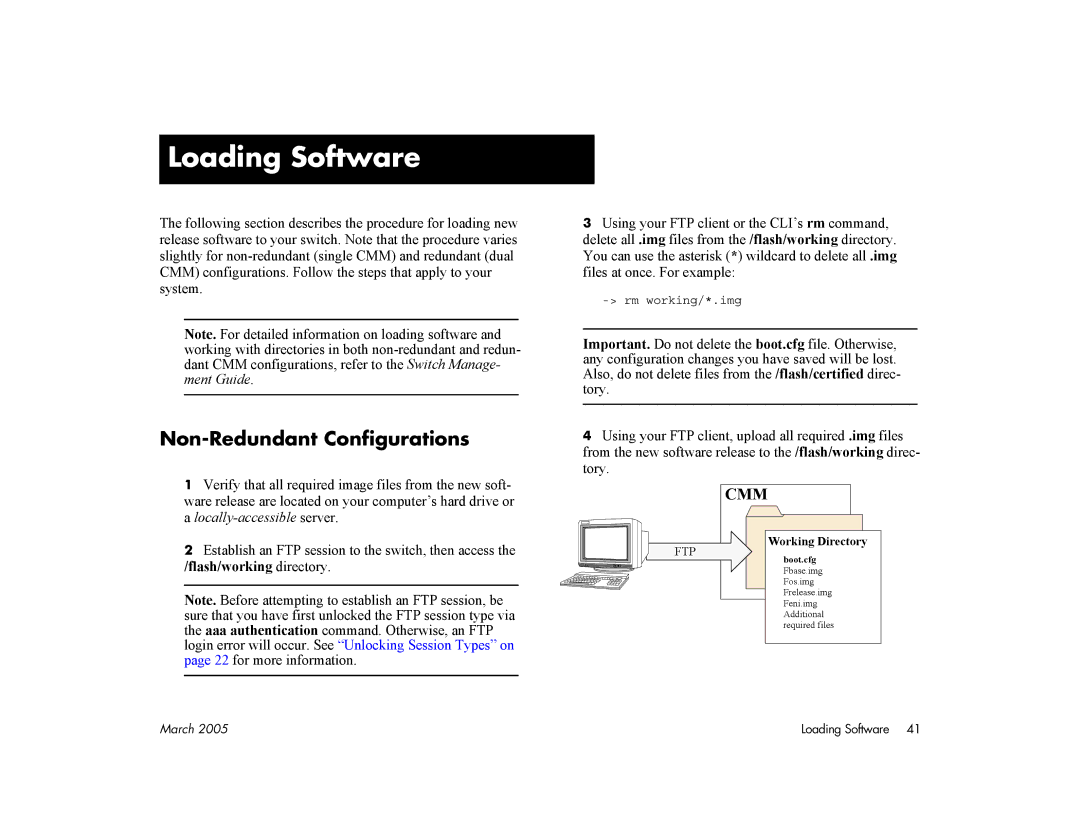 Alcatel Carrier Internetworking Solutions 7700, 7800 manual Loading Software, Non-Redundant Configurations 