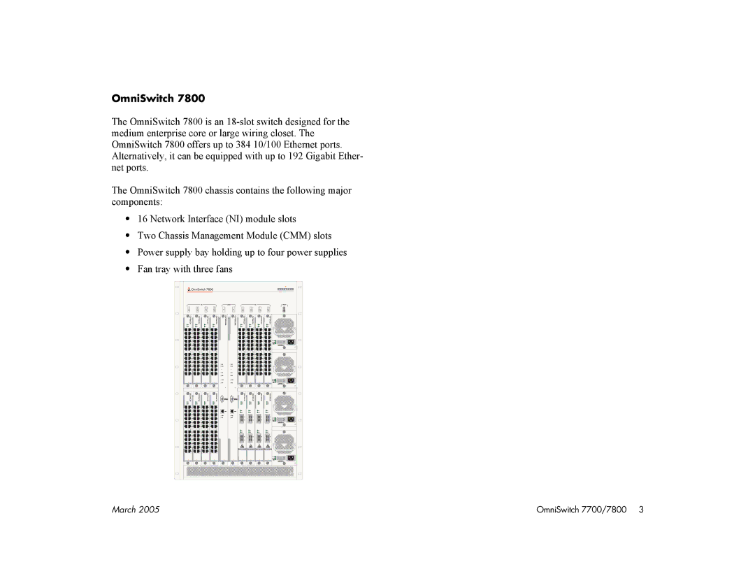 Alcatel Carrier Internetworking Solutions 7700, 7800 manual OmniSwitch 