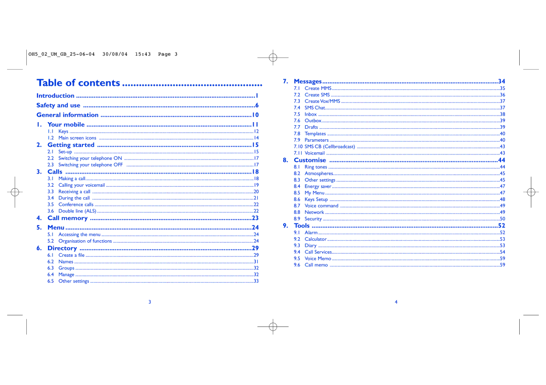 Alcatel Carrier Internetworking Solutions 835 manual Table of contents 