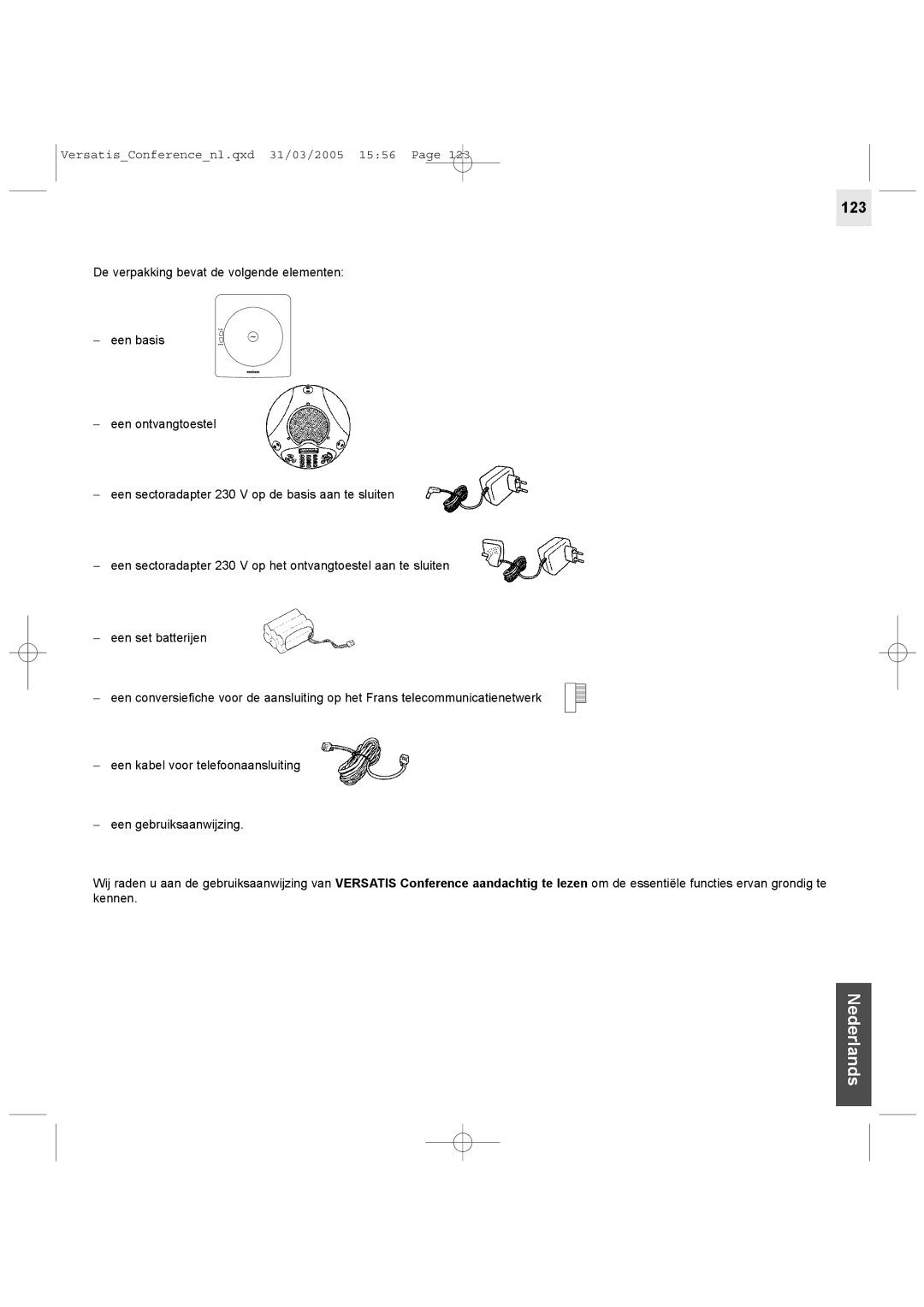 Alcatel Carrier Internetworking Solutions Conference Phone manual Nederlands 