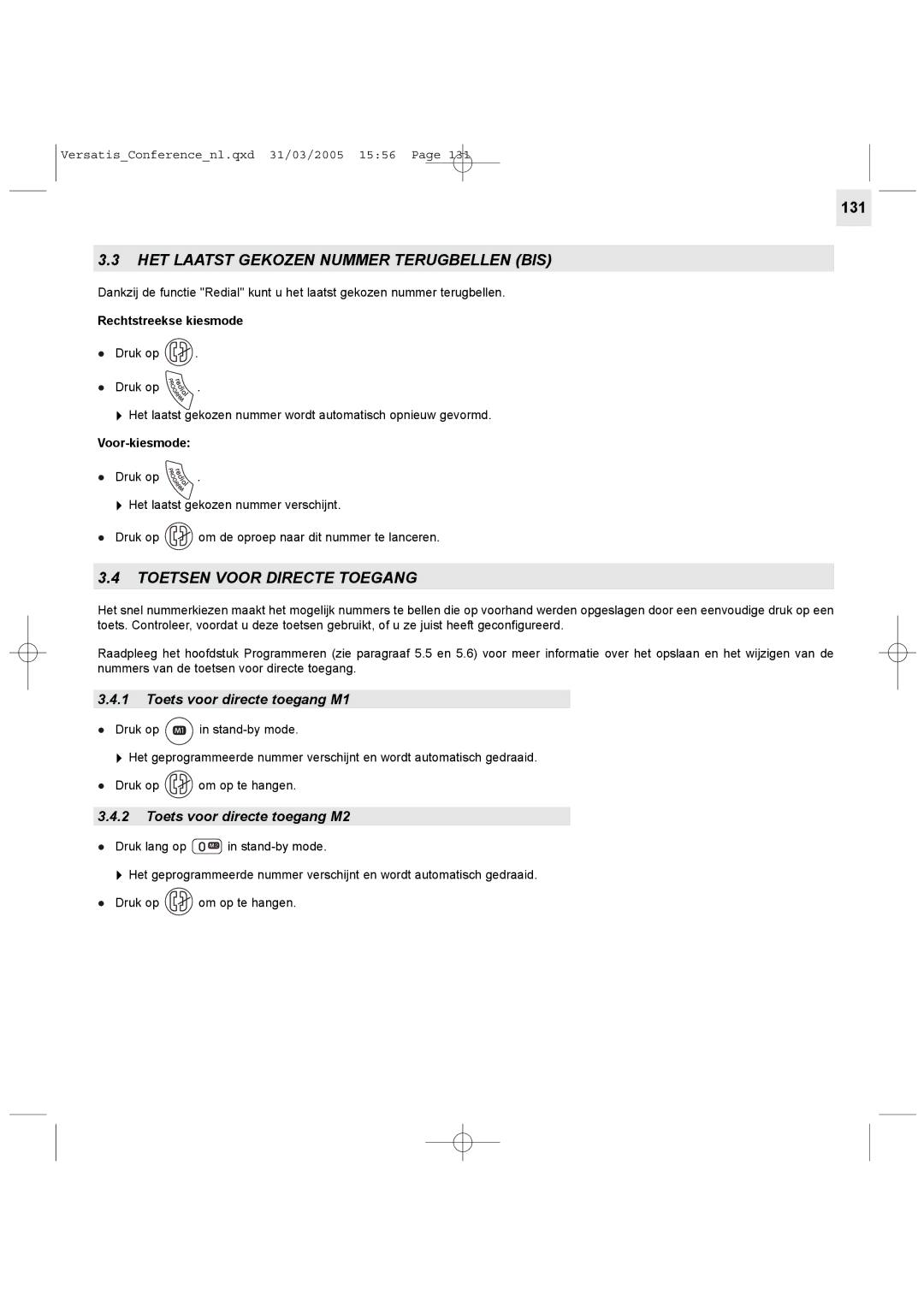 Alcatel Carrier Internetworking Solutions Conference Phone manual HET Laatst Gekozen Nummer Terugbellen BIS 