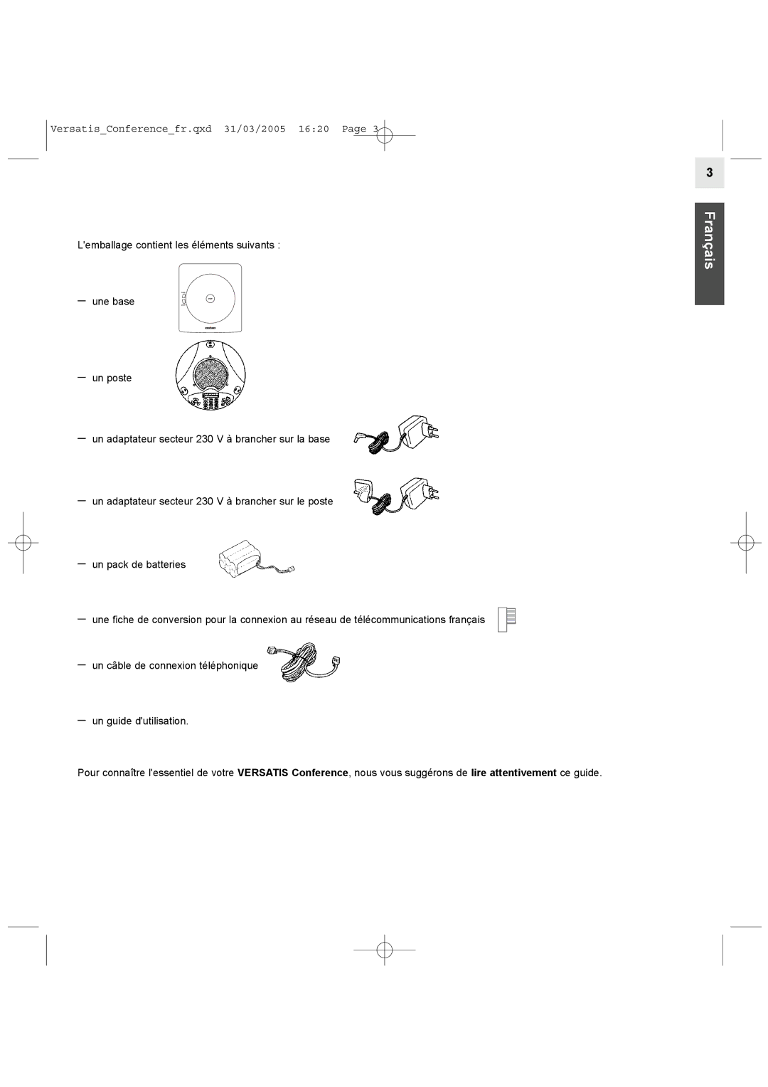 Alcatel Carrier Internetworking Solutions Conference Phone manual Français 