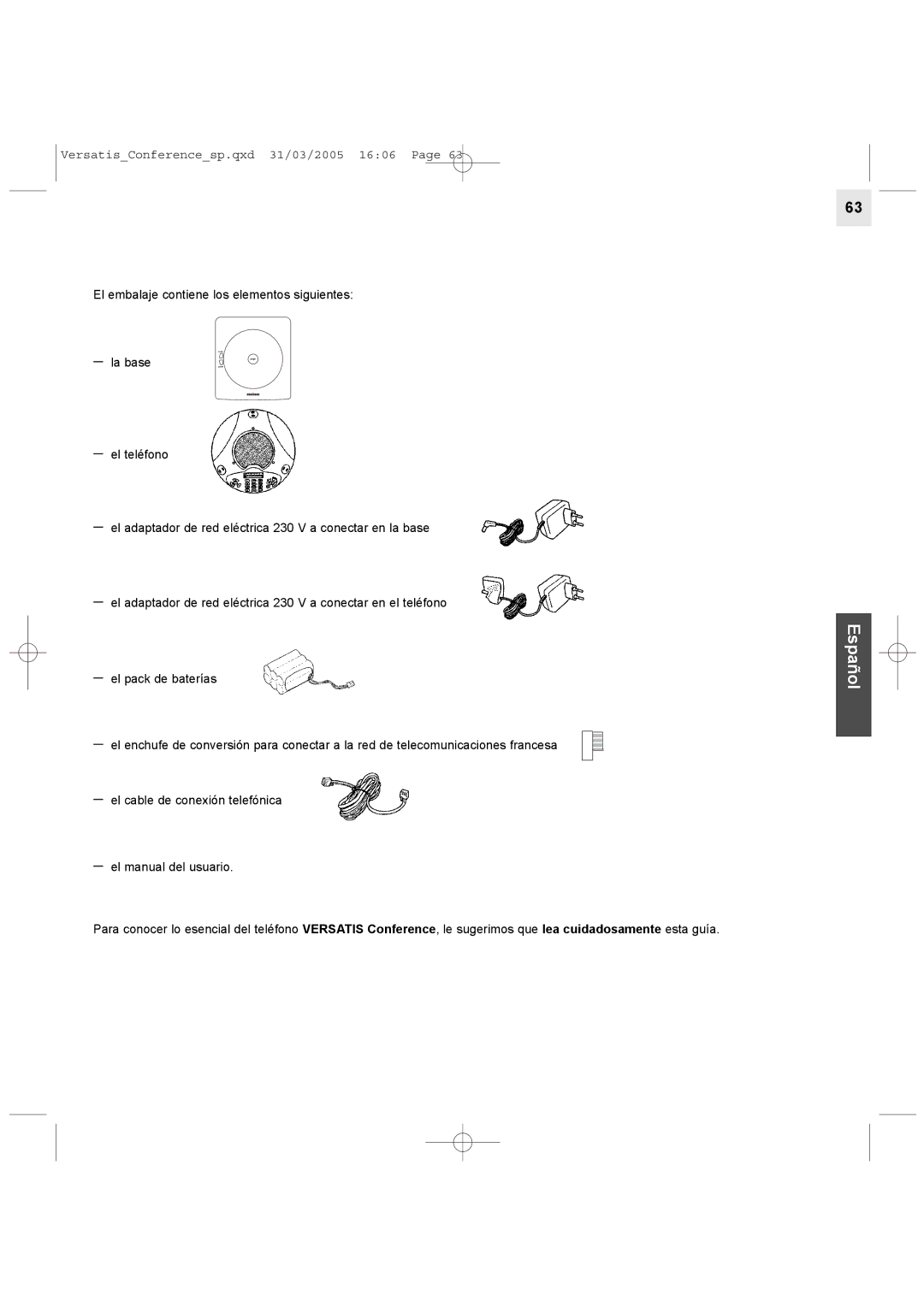 Alcatel Carrier Internetworking Solutions Conference Phone manual Español 