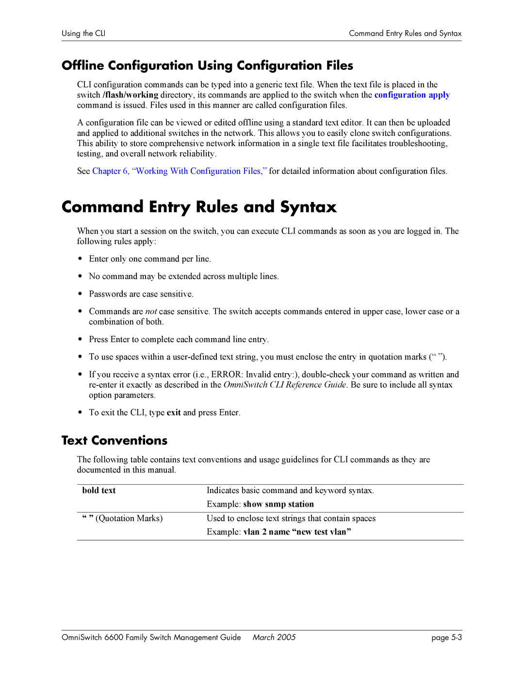 Alcatel Carrier Internetworking Solutions omniswitch manual Command Entry Rules and Syntax, Text Conventions 