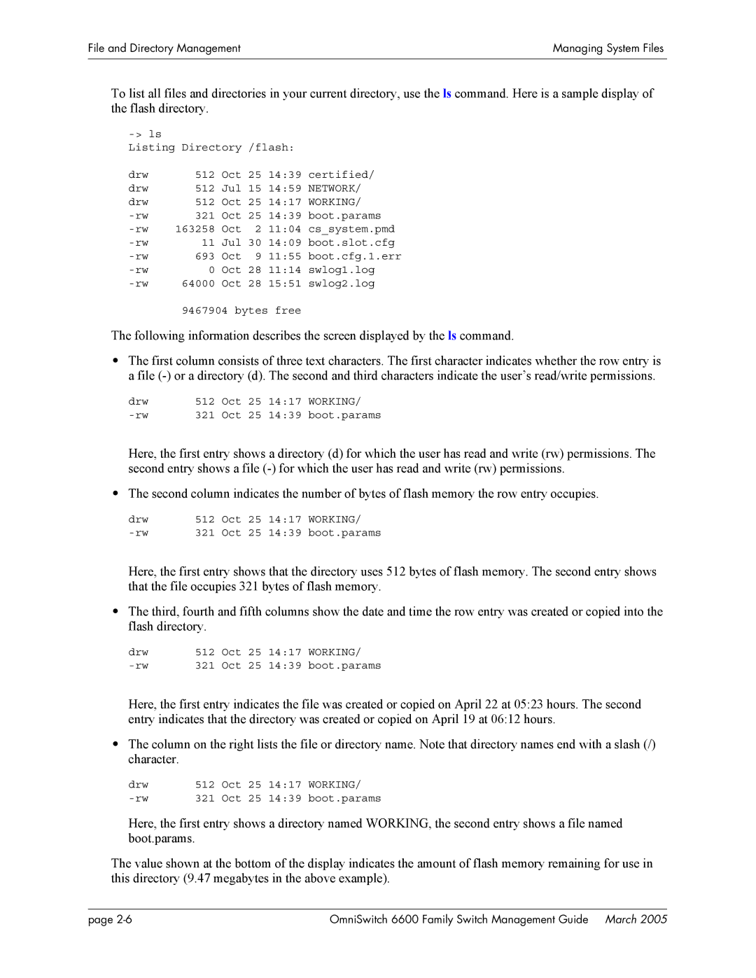 Alcatel Carrier Internetworking Solutions omniswitch manual Working 