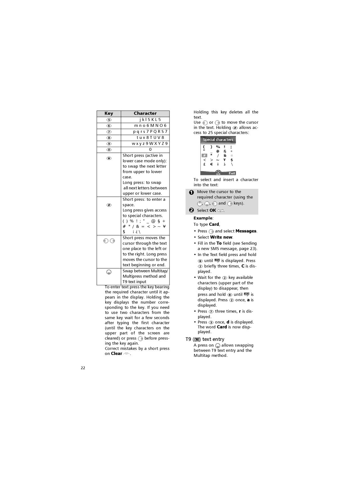 Alcatel Carrier Internetworking Solutions One Touch 531 Correct mistakes by a short press on Clear, Example 