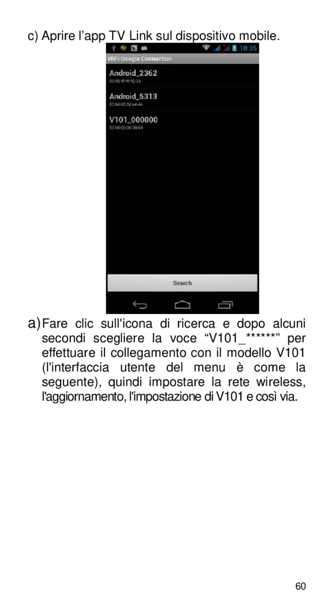 Alcatel Home V101 manual Aprire l’app TV Link sul dispositivo mobile 