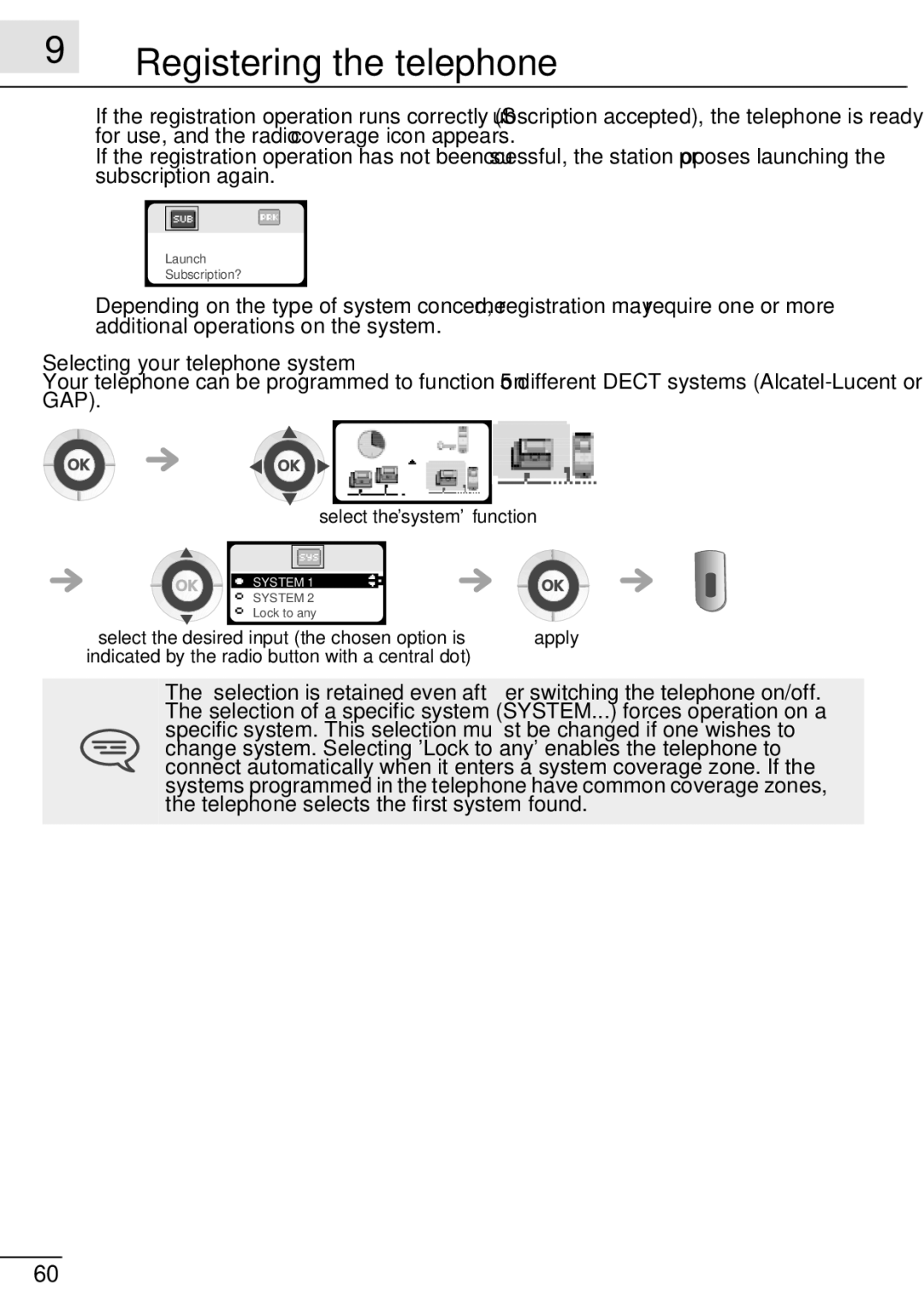 Alcatel-Lucent 300, 400 manual Selecting your telephone system 