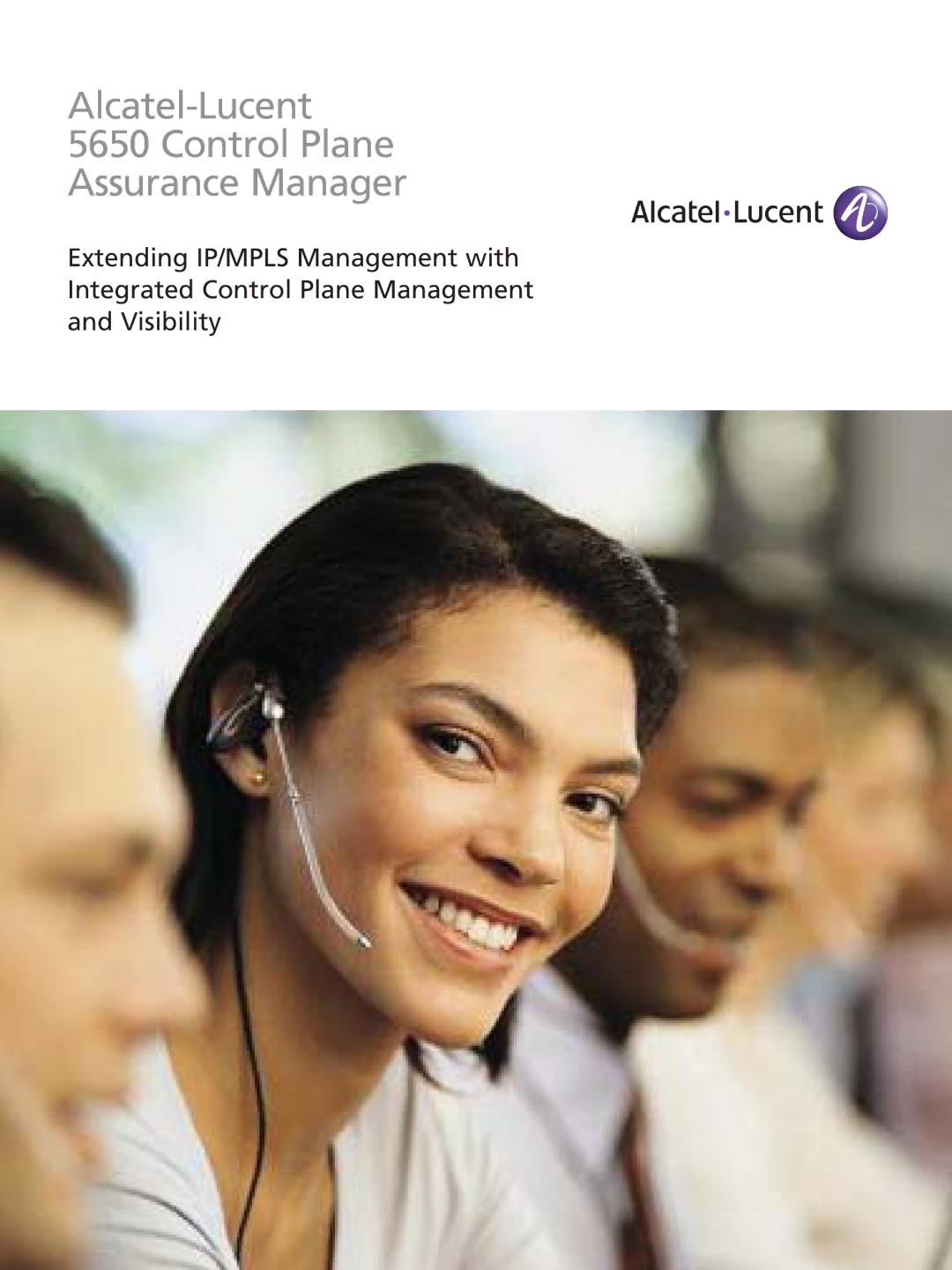 Alcatel-Lucent 5650 manual Alcatel-Lucent Control Plane Assurance Manager 