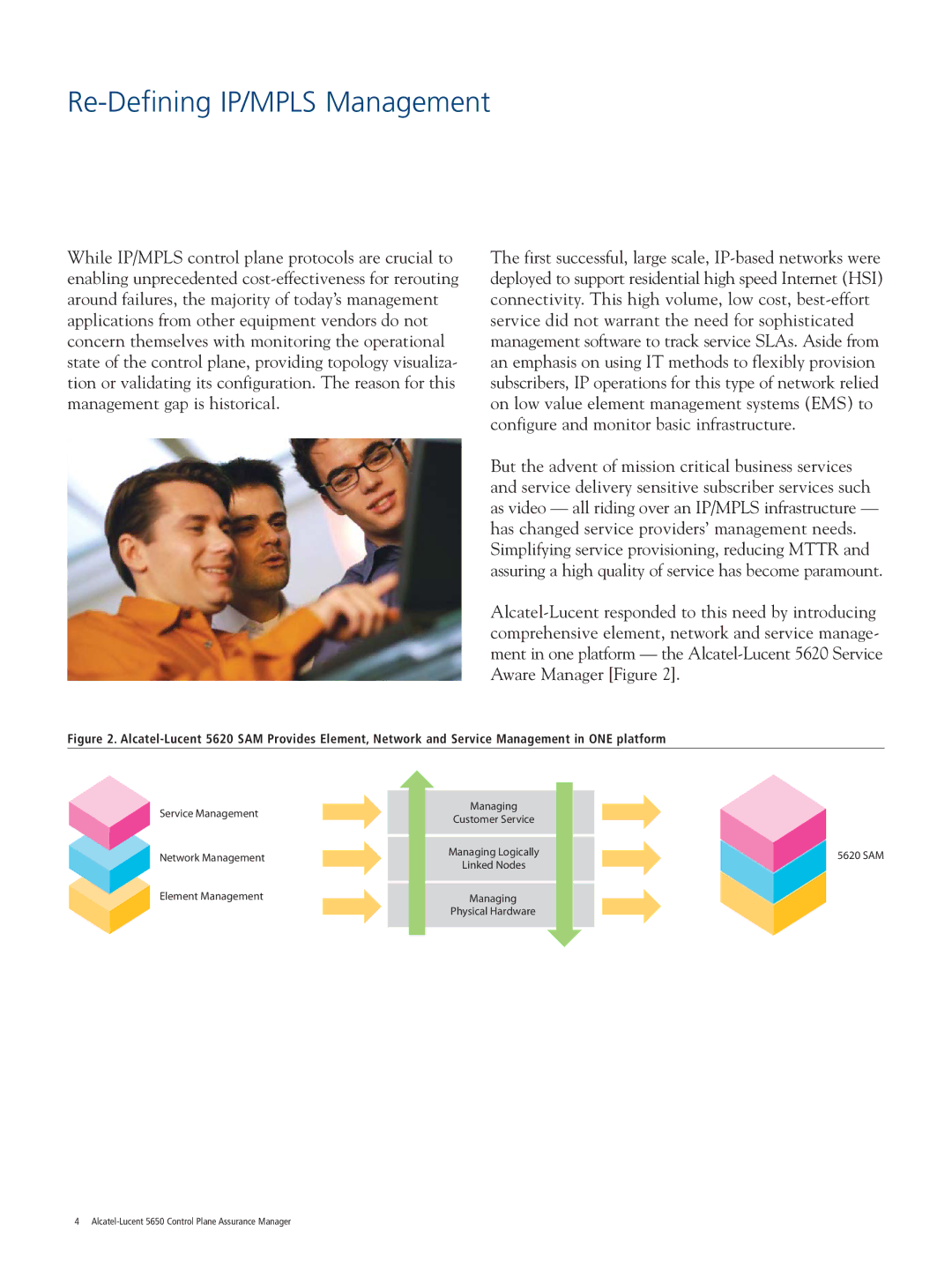 Alcatel-Lucent 5650 manual Re-Defining IP/MPLS Management 