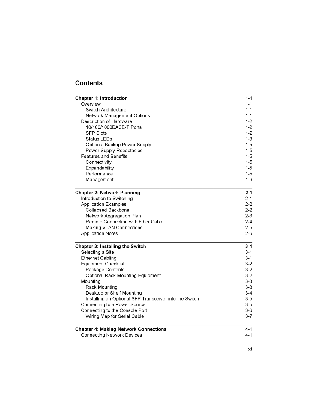 Alcatel-Lucent 6300-24 manual Contents 