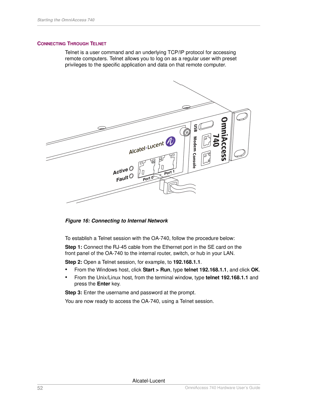 Alcatel-Lucent 740 manual OmniAccess 