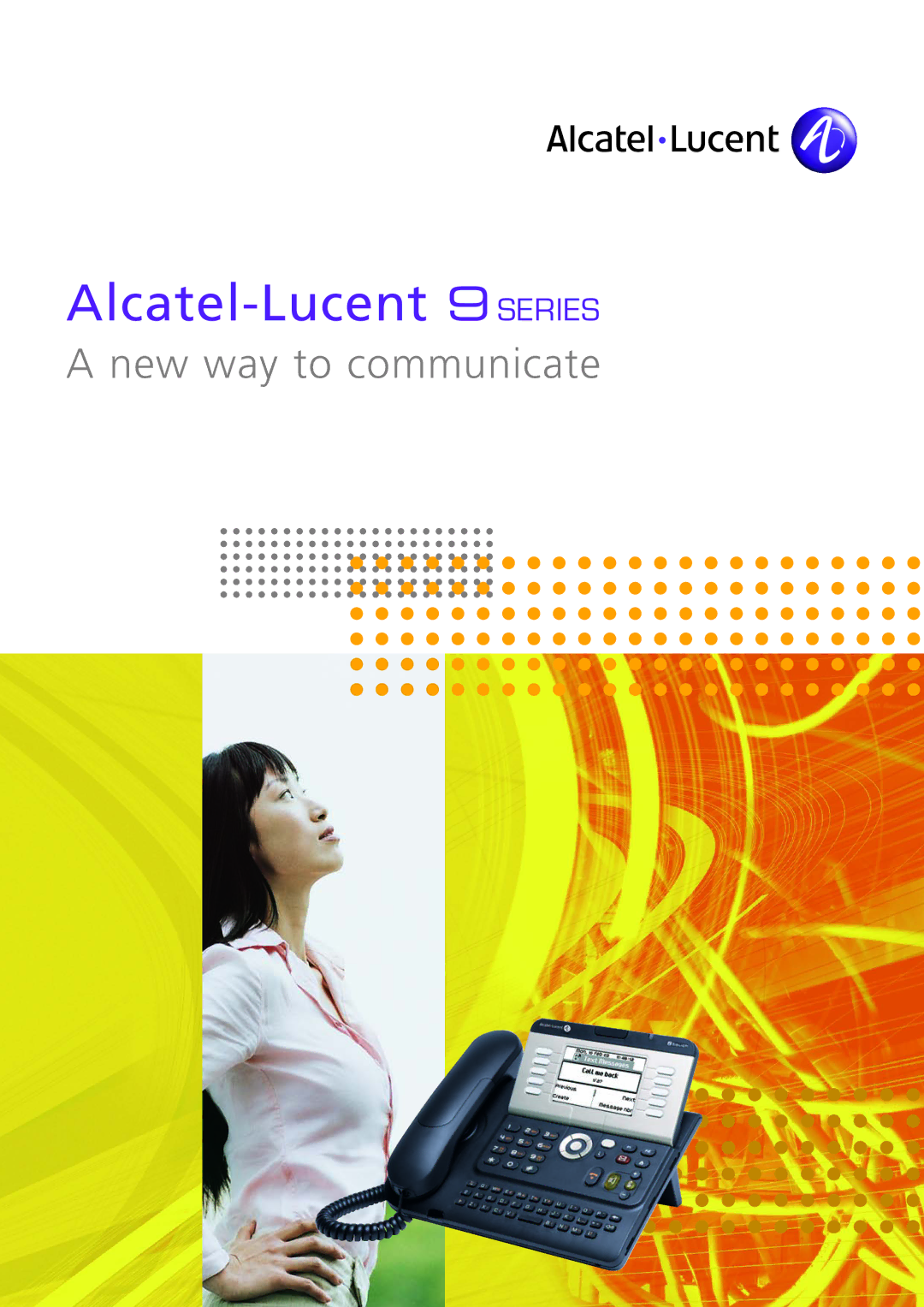 Alcatel-Lucent 9 Series manual Alcatel-Lucent 9SERIES 