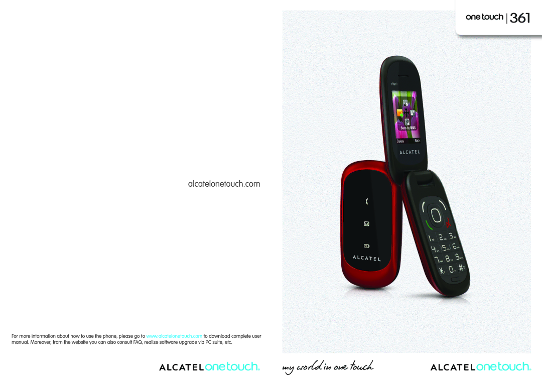 Alcatel ONE TOUCH 361 manual 