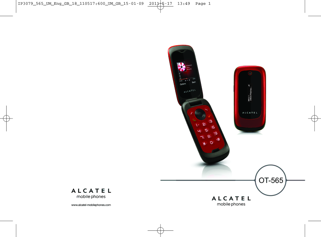 Alcatel ONE TOUCH 565 manual OT-565 