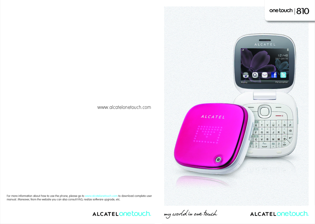 Alcatel ONE TOUCH 810/810D/810F manual 