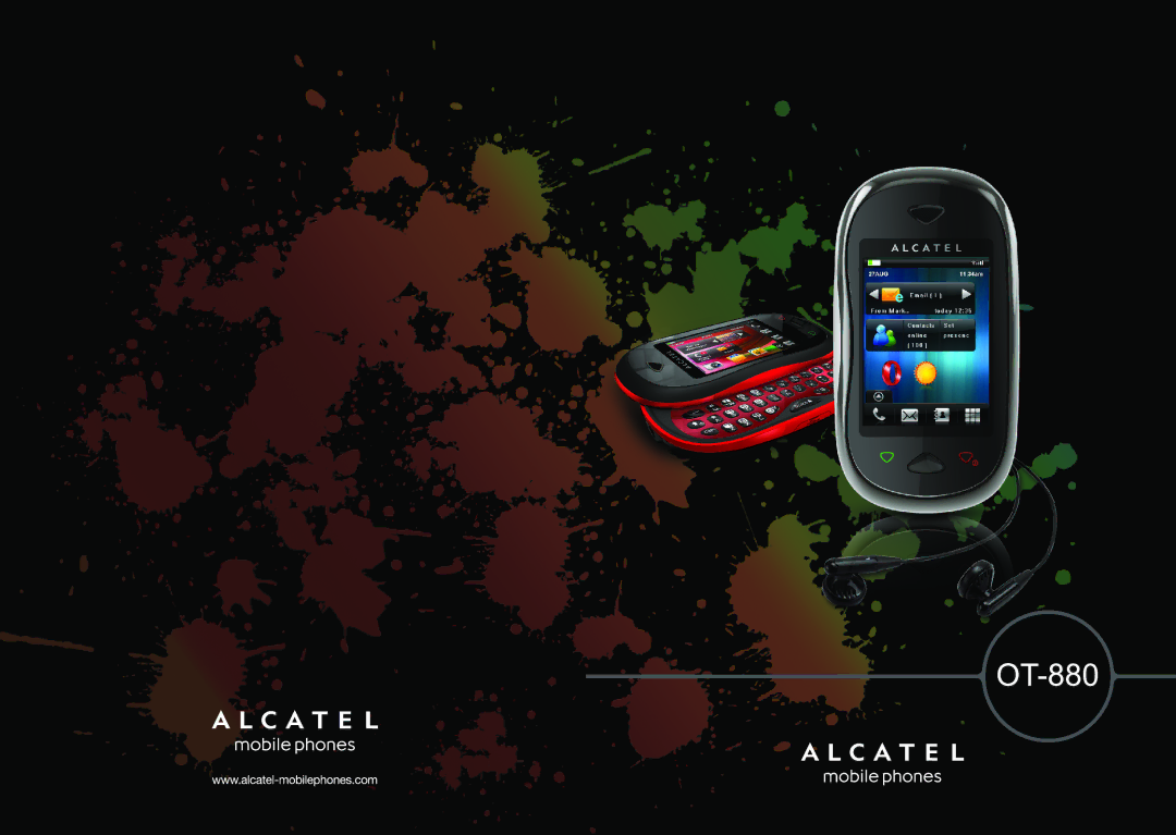 Alcatel ONE TOUCH 880 manual 