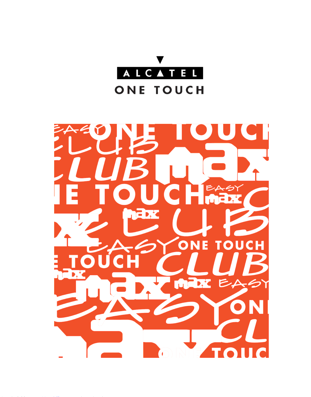 Alcatel ONE TOUCH manual 