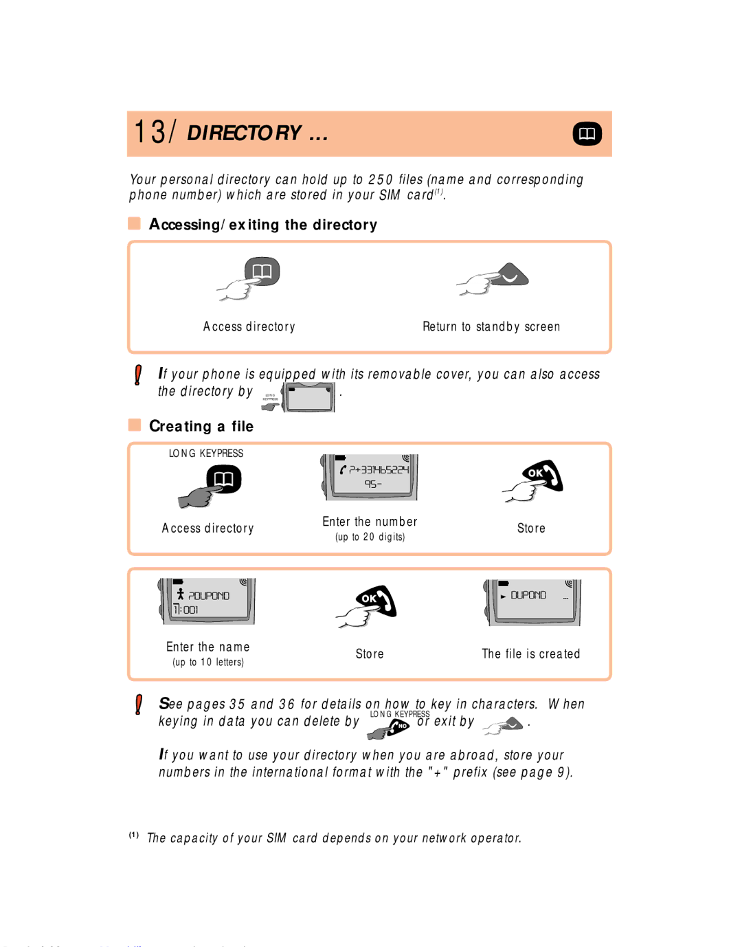 Alcatel ONE TOUCH manual 