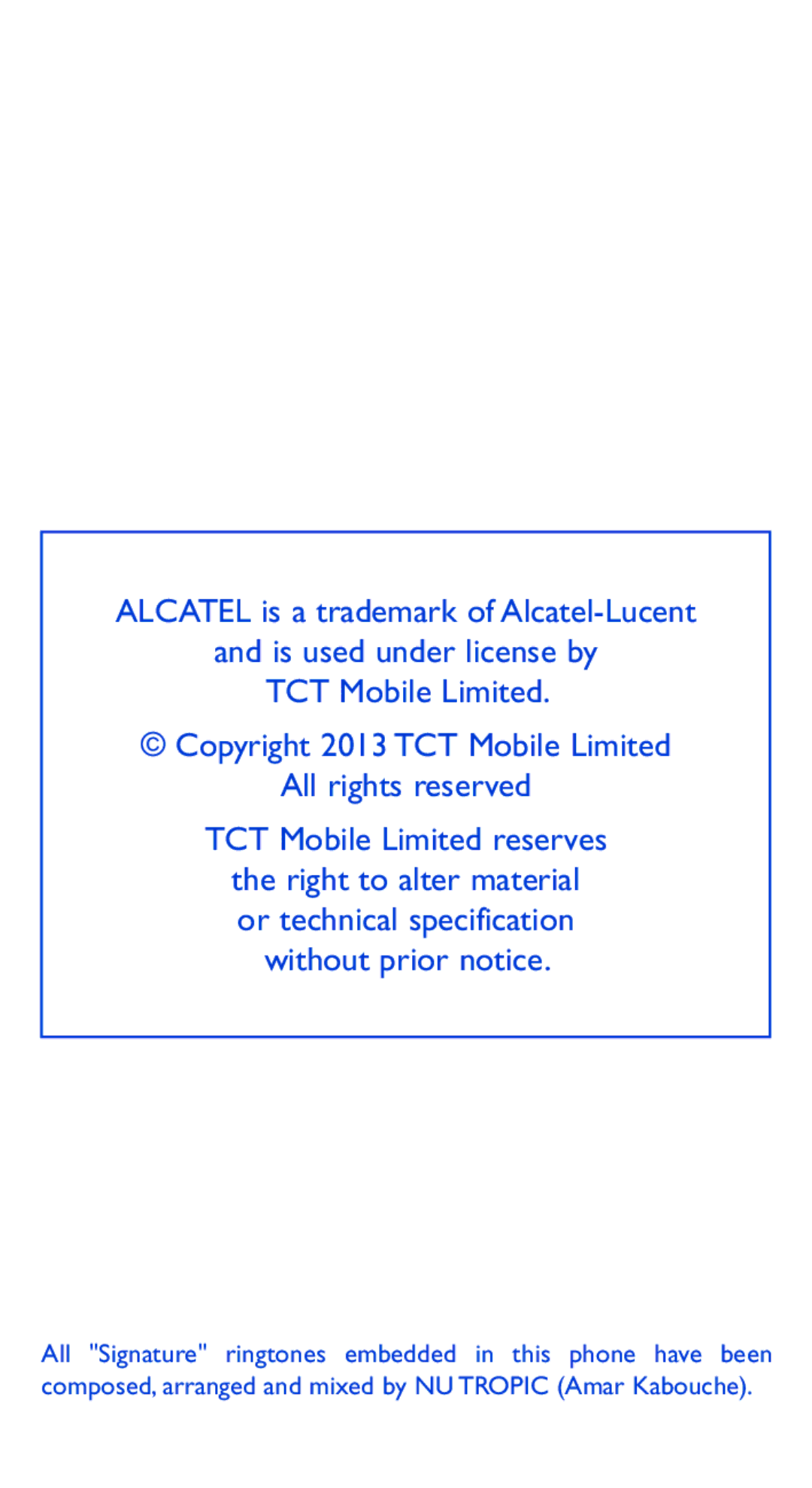 Alcatel SCRIBE EASY manual 