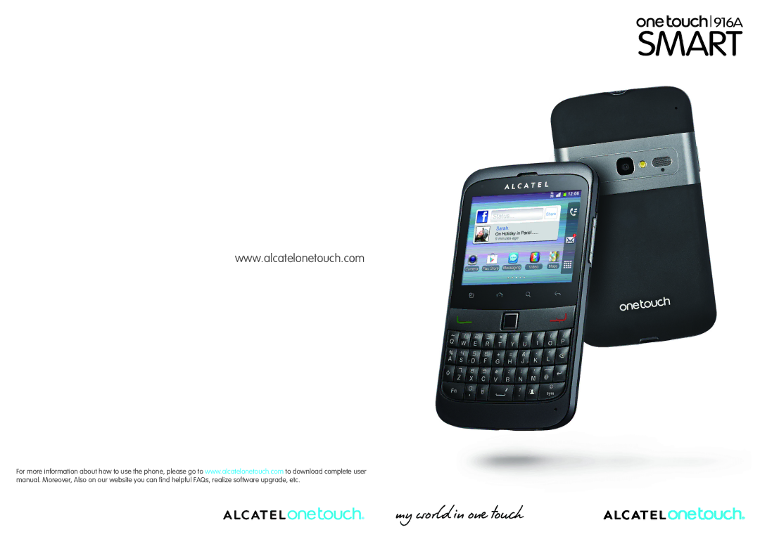 Alcatel 916D, Smart 916 manual 916A 