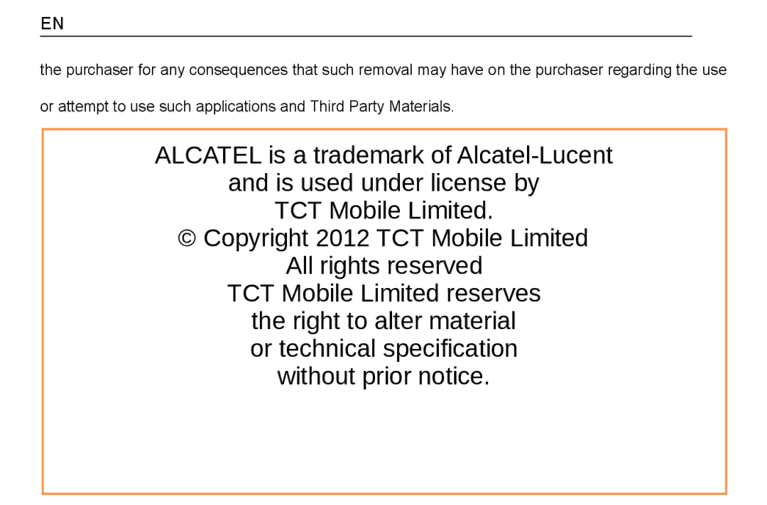 Alcatel Tab - 8HD manual 