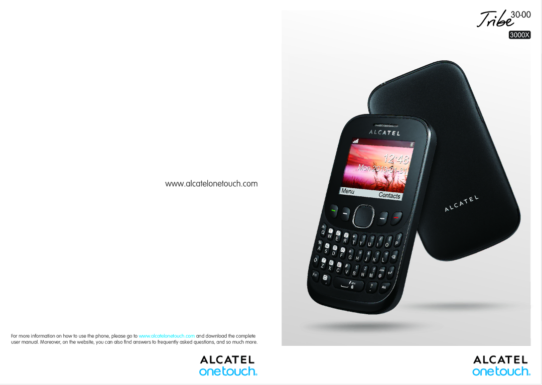 Alcatel TRIBE 3000 manual 