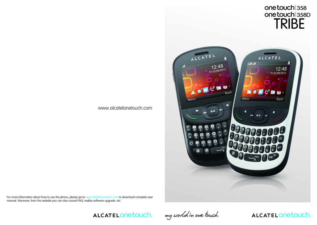 Alcatel Tribe (358D), Tribe (358) manual 