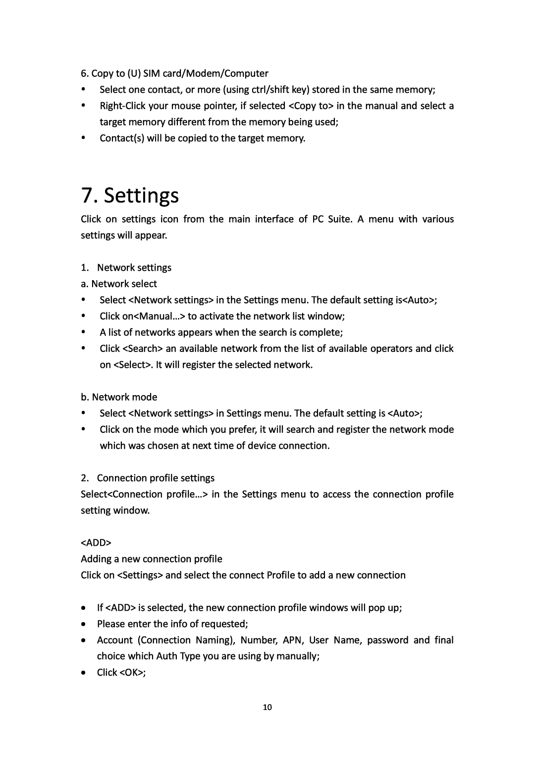 Alcatel X232, X602 manual Settings 