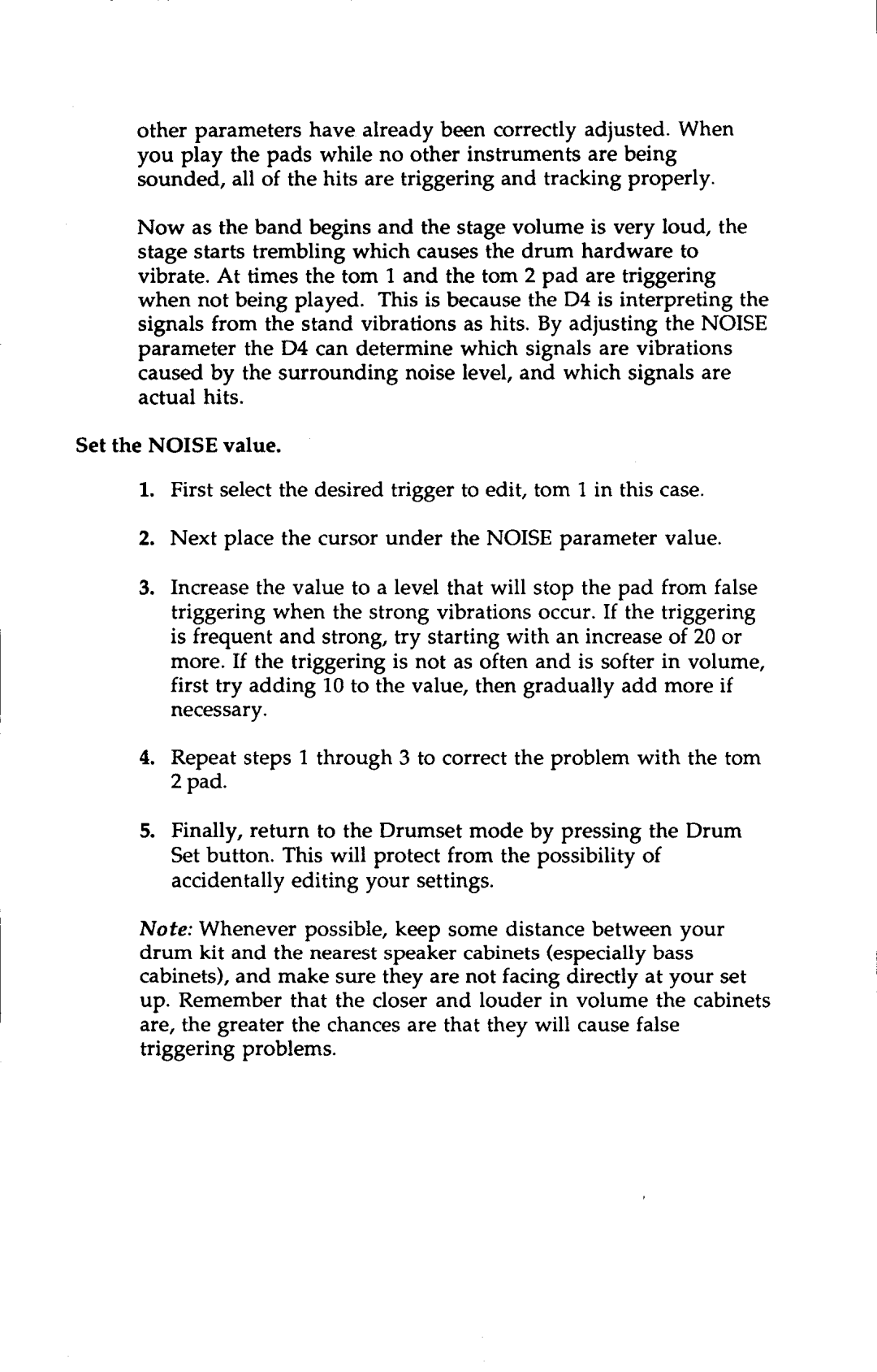 Alesis D4 setup guide 