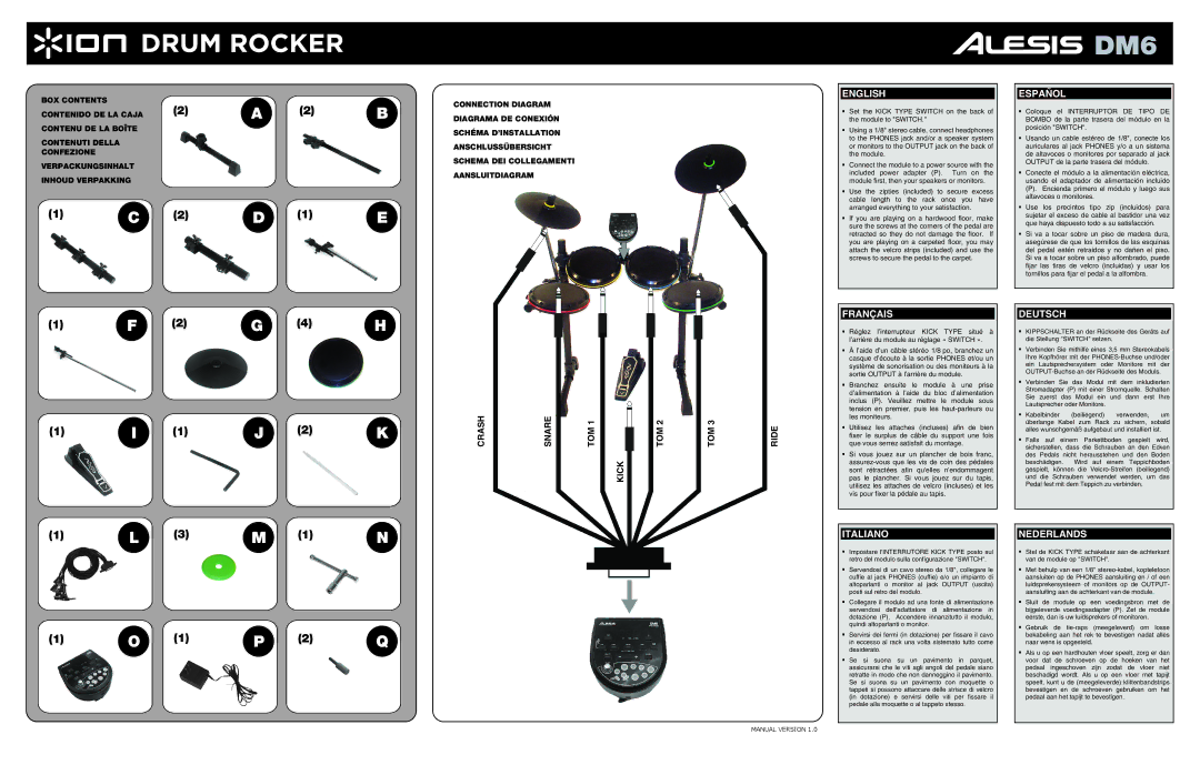 Alesis DM6 manual 