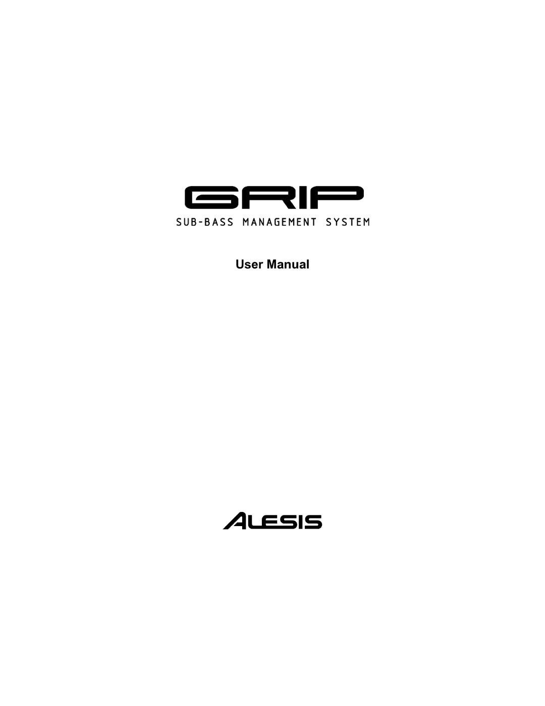 Alesis Legacy Series Audio Processor Synthesizer user manual 