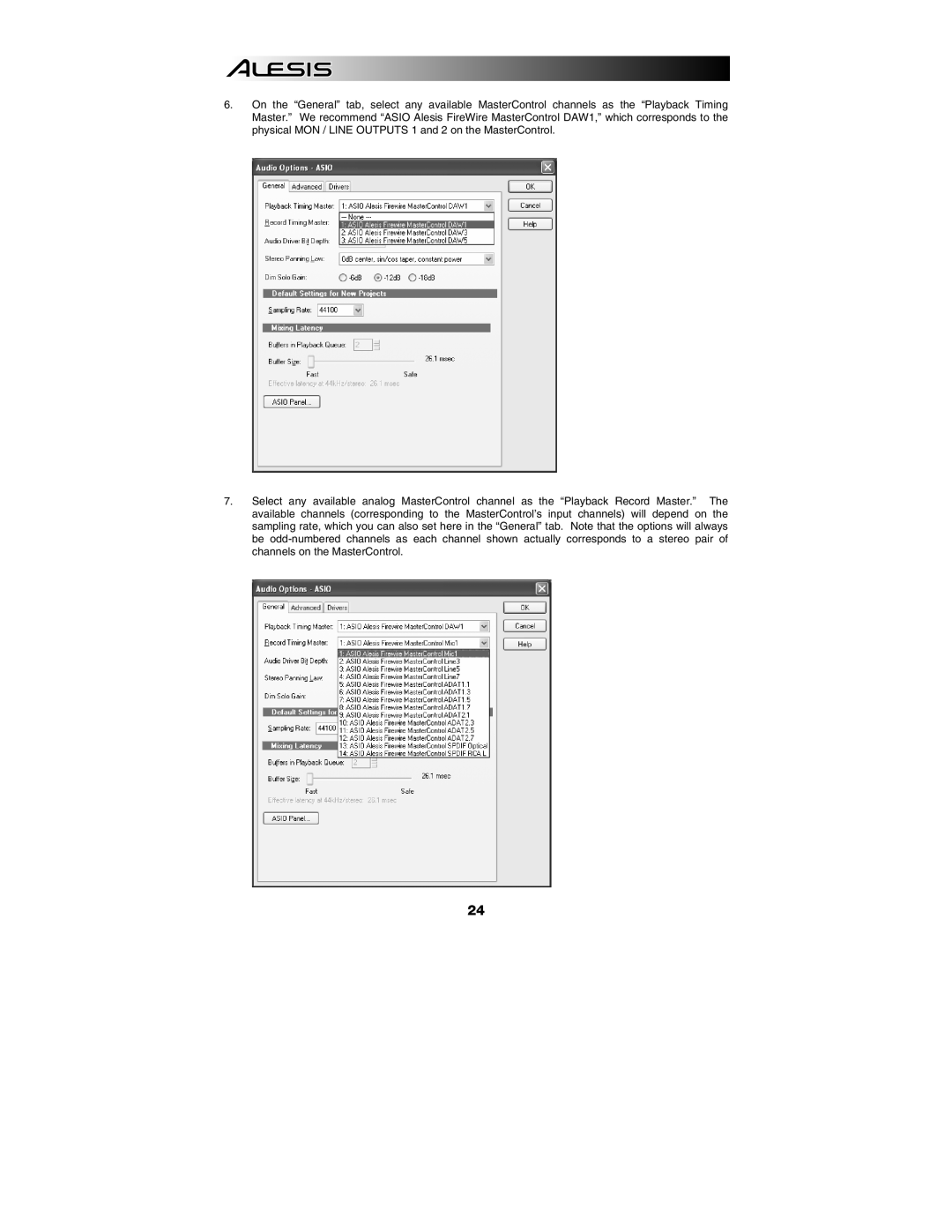 Alesis MasterControl manual 