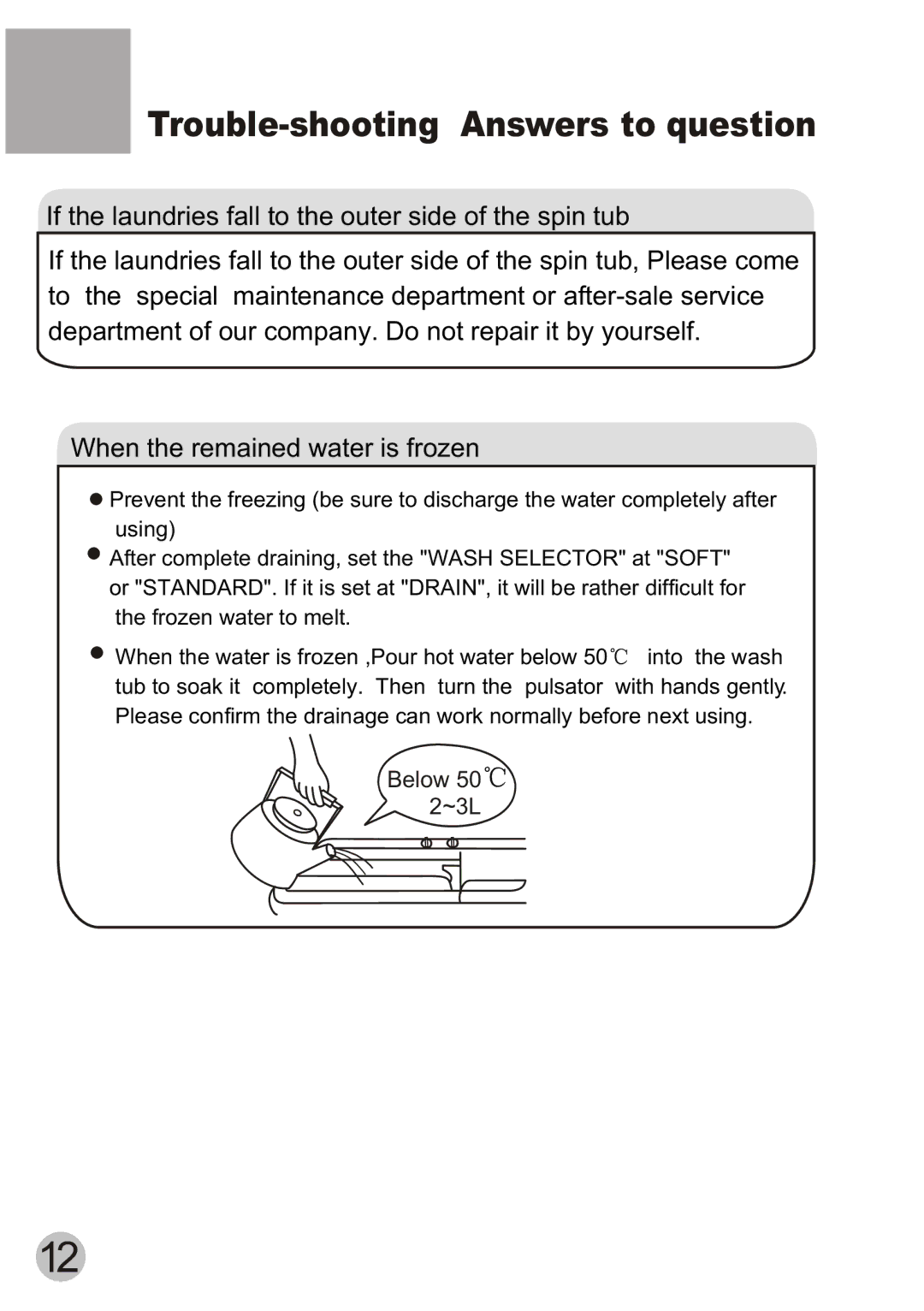 ALFA 40-MS user manual Trouble-shooting Answers to question 