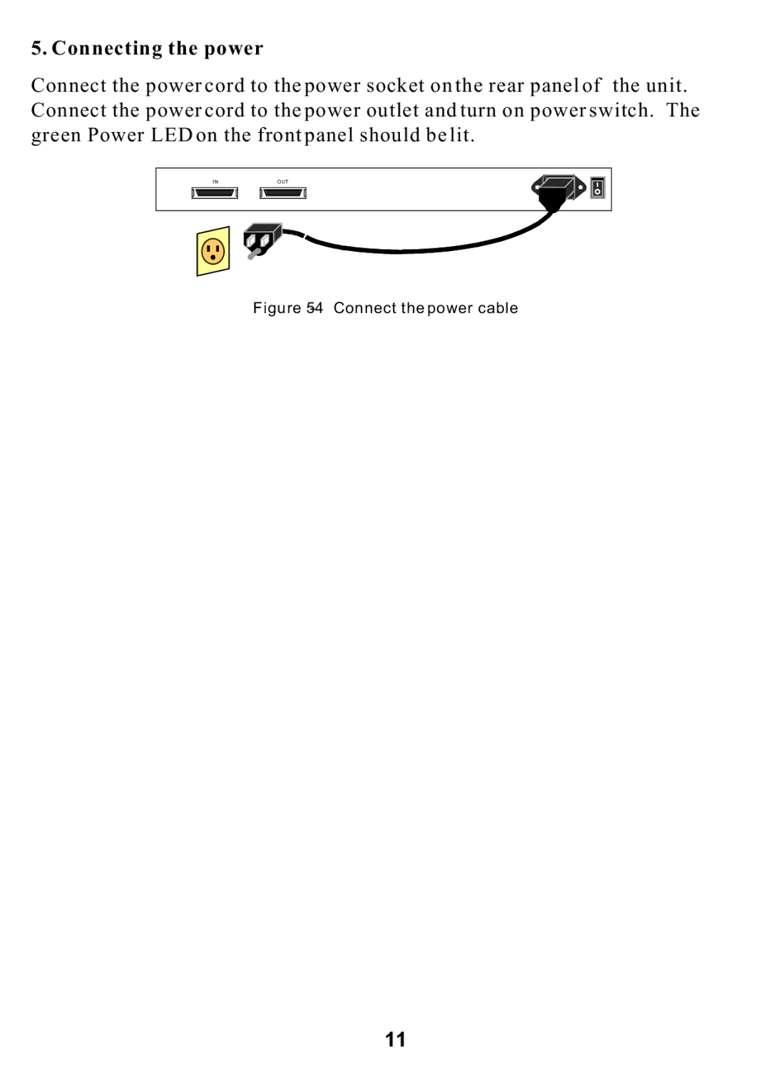 ALFA ADH24SB, ADH16SB, ADH32SB manual Connecting the power, Connect the power cable 