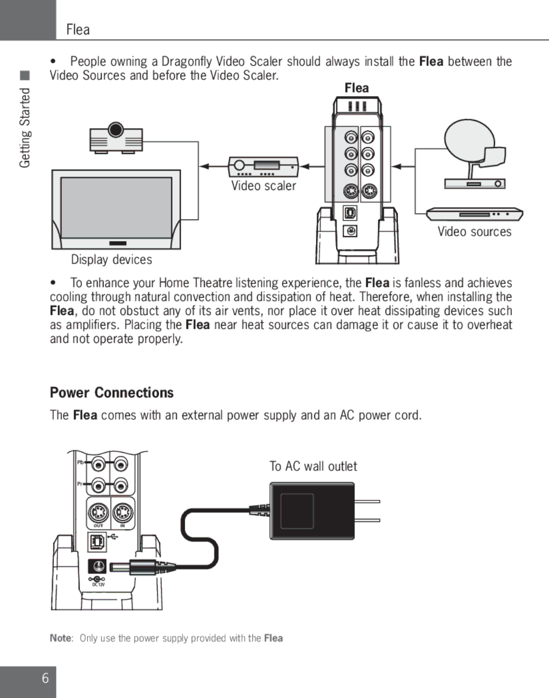 Algolith C3012-8001-200 manual Power Connections 