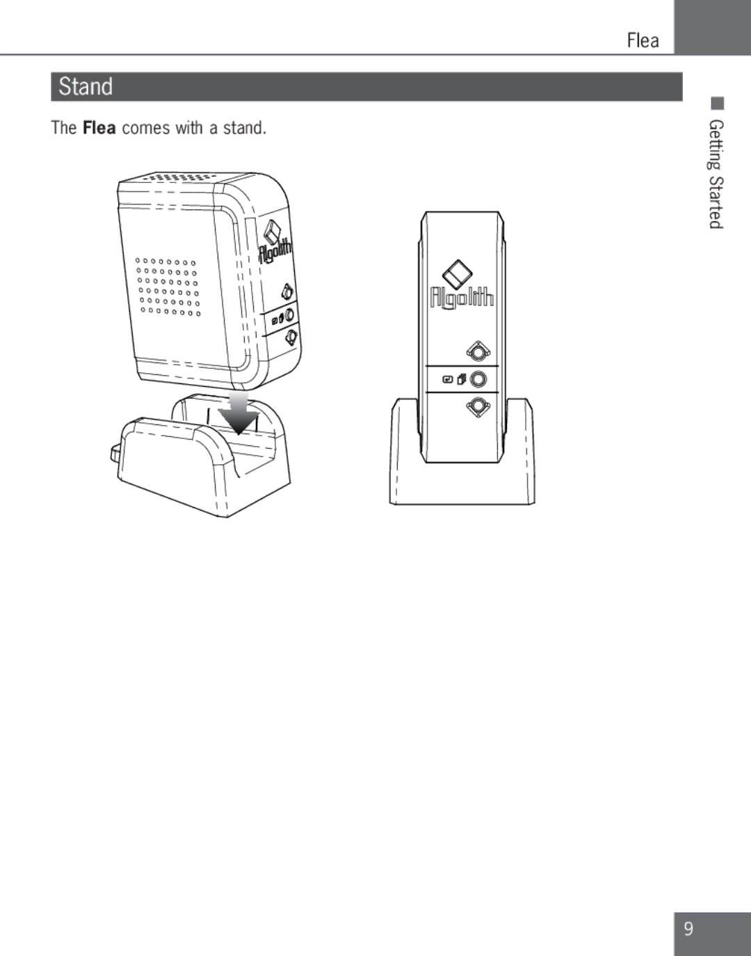 Algolith C3012-8001-200 manual Stand 