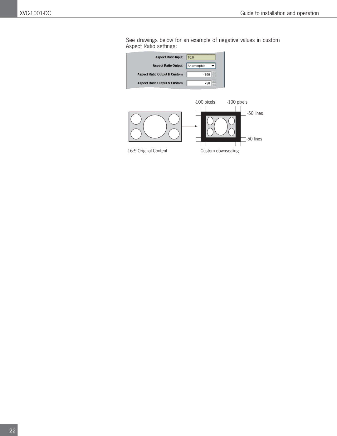 Algolith XVC-1001-DC operation manual 