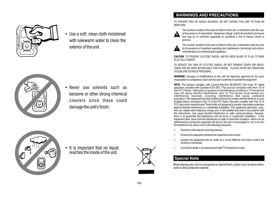 Alienware CE-IV manual Special Note 