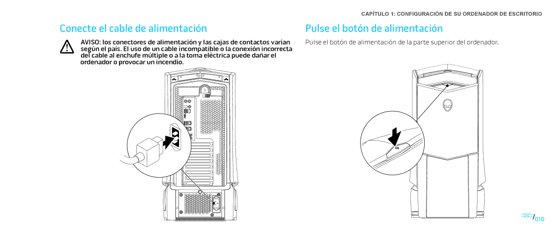 Alienware D0IX manual 010 /010 