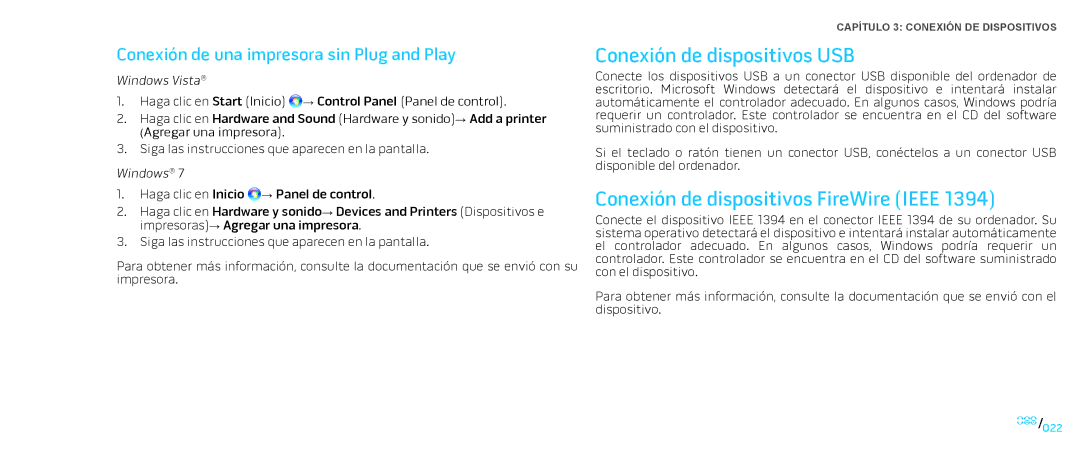 Alienware D0IX manual Conexión de dispositivos USB, Conexión de dispositivos FireWire Ieee 