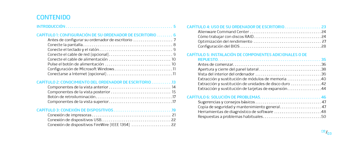 Alienware D0IX manual 