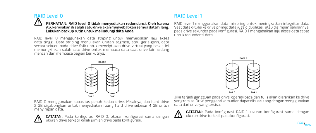 Alienware D0IX001 manual RAID Level 