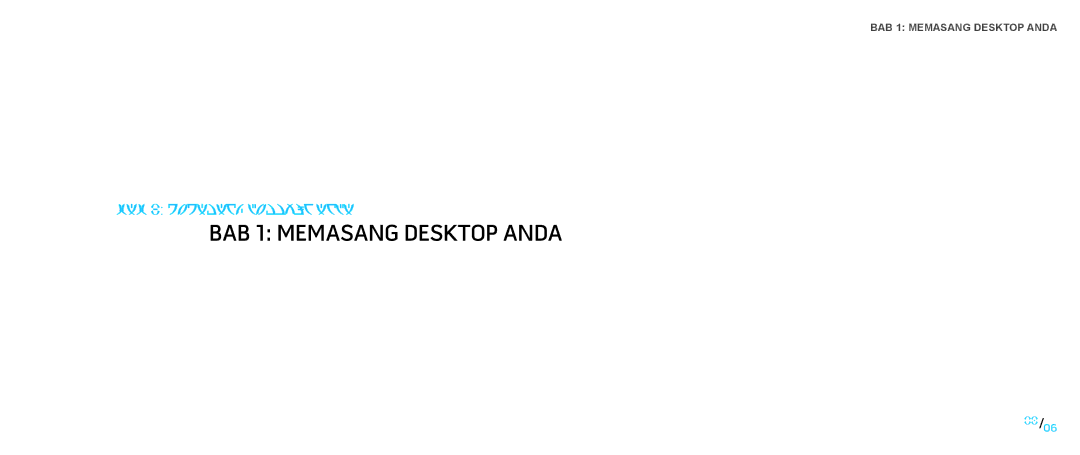 Alienware D0IX001 manual BAB 1 Memasang Desktop Anda 